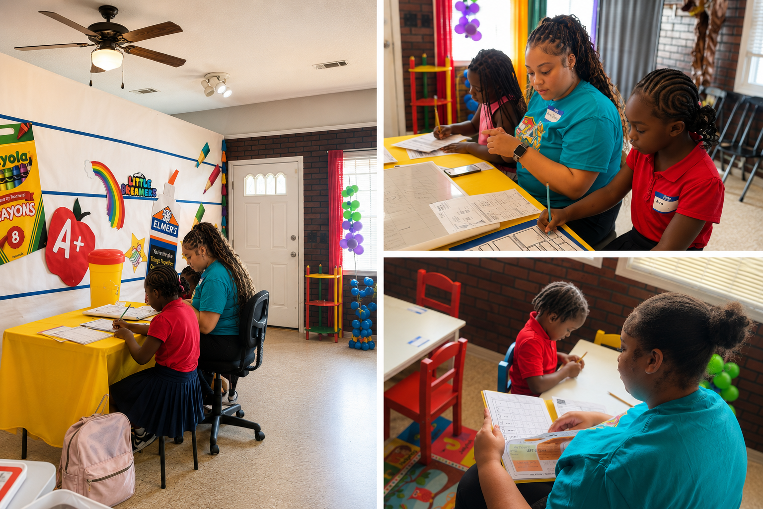 Children learning through play at Little Dreamers Academy